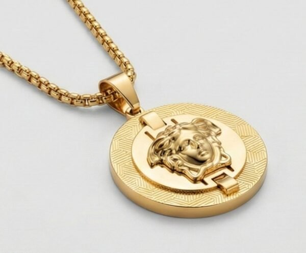 Medusa Medallion Pendant