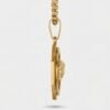 The Golden Medusa & Greca Hexagon Statement Pendant
