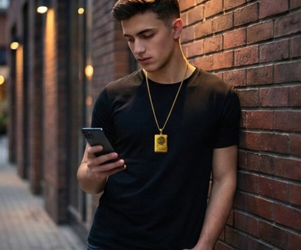 The Royal Ingot & Crown Statement Pendant