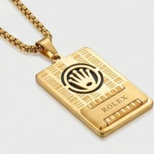 The Royal Ingot & Crown Statement Pendant