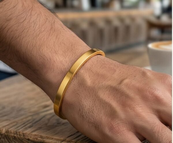 The Vertex Anti-Tarnish Gold Kada